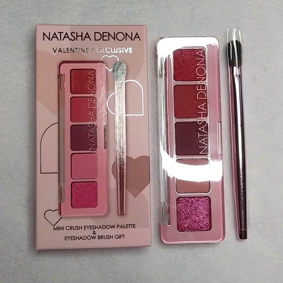 Natasha Denona Mini Crush Eyeshadow Palette & Eyeshadow Brush Gift BNIB - Picture 3 of 4